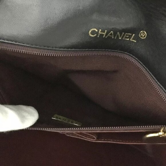 8792107BB (X6) Chanel Shoulder Bag Matelasse CC Black Lambskin - Picture 10 of 13